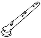 2 3/8x1 5/8 BARB ARM HVML -BLK